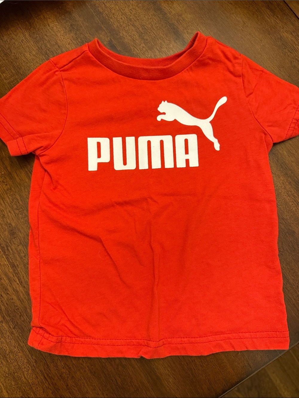 PUMA Kids Red Logo T-Shirt